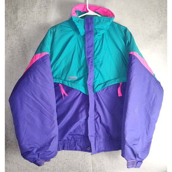 Vintage Columbia 1991 Radial Sleeve Ski Jacket Sz M - Picture 1 of 7